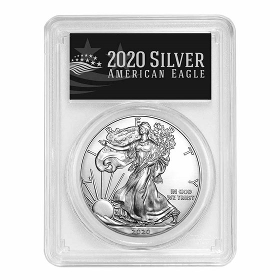 2020-(P) Silver American Eagle MS-69 PCGS (FS, Black Label) 2020-(P) Silver American Eagle MS-69 PCGS (FS, Black Label)